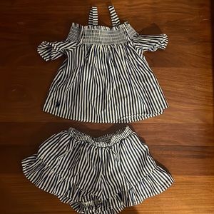 Polo by Ralph Lauren Girls two piece shorts set